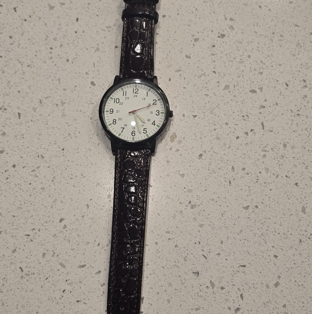 Accutime Watch - Genuine ITALIAN Leather